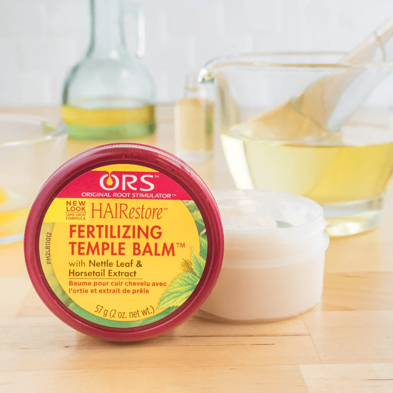 ORS™ HAIRestore Fertilizing Temple Balm with Nettle Leaf and Horsetail Extract for Natural and Relaxed Hair (57 g / 2 oz)