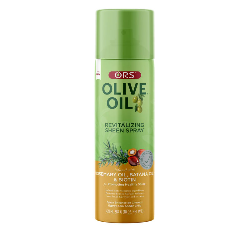 ORS™ Olive Oil Revitalizing Sheen Spray with Rosemary Oil, Batana Oil & Biotin (421 ml / 284 g / 10 oz)