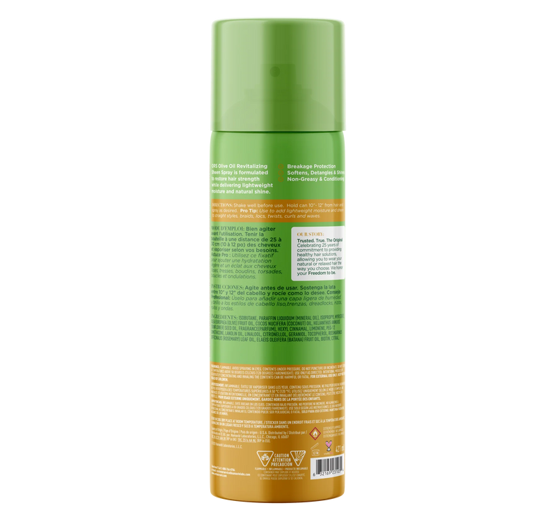 ORS™ Olive Oil Revitalizing Sheen Spray with Rosemary Oil, Batana Oil & Biotin (421 ml / 284 g / 10 oz)