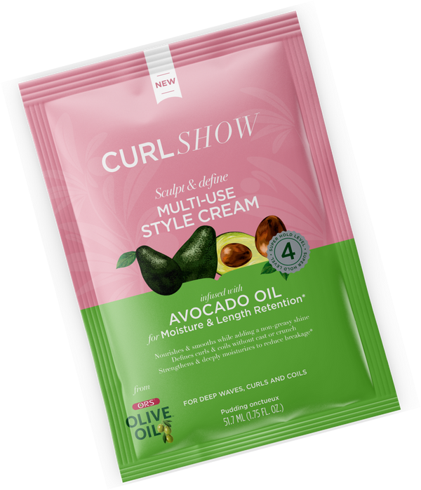 ORS™ Olive Oil CurlShow Multi-Use Style Cream infused with Collagen & Avocado Oil (57.1 ml / 1.75 fl oz)