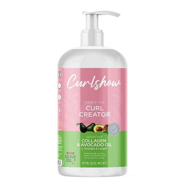 ORS™ Olive Oil CurlShow Curl Creator Defining Gellie infused with Collagen & Avocado Oil 473ml / 16 oz
