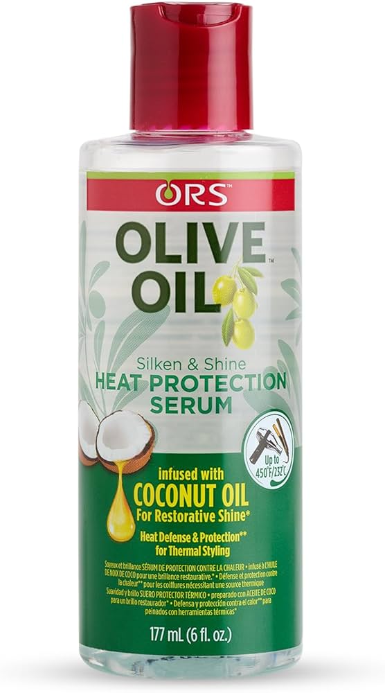 ORS™ Olive Oil Thermalast Heat Protection Serum with Coconut Oil for Natural and Relaxed Hair (177 ml / 6 fl.oz)