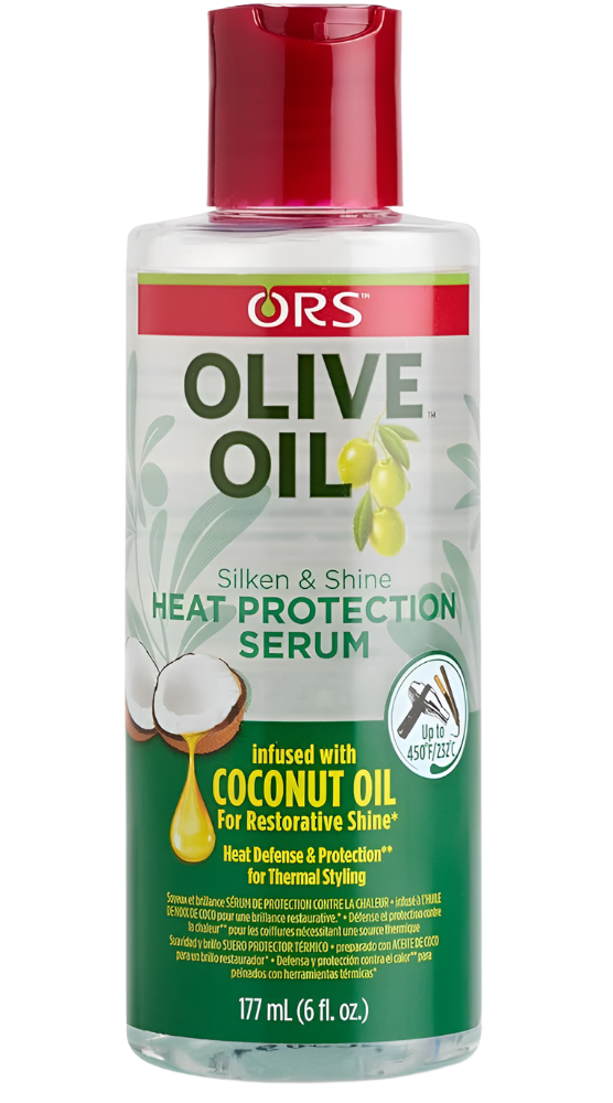 ORS™ Olive Oil Thermalast Heat Protection Serum with Coconut Oil for Natural and Relaxed Hair (177 ml / 6 fl.oz)