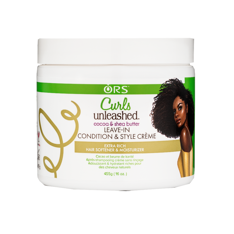 Curls Unleashed Cocoa & Shea Butter Leave In Conditioner Creme 455
